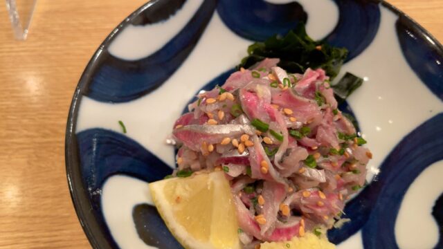 新宿 中島 割烹 ランチ　鰯料理　いわし　刺身　柳川定食　安い